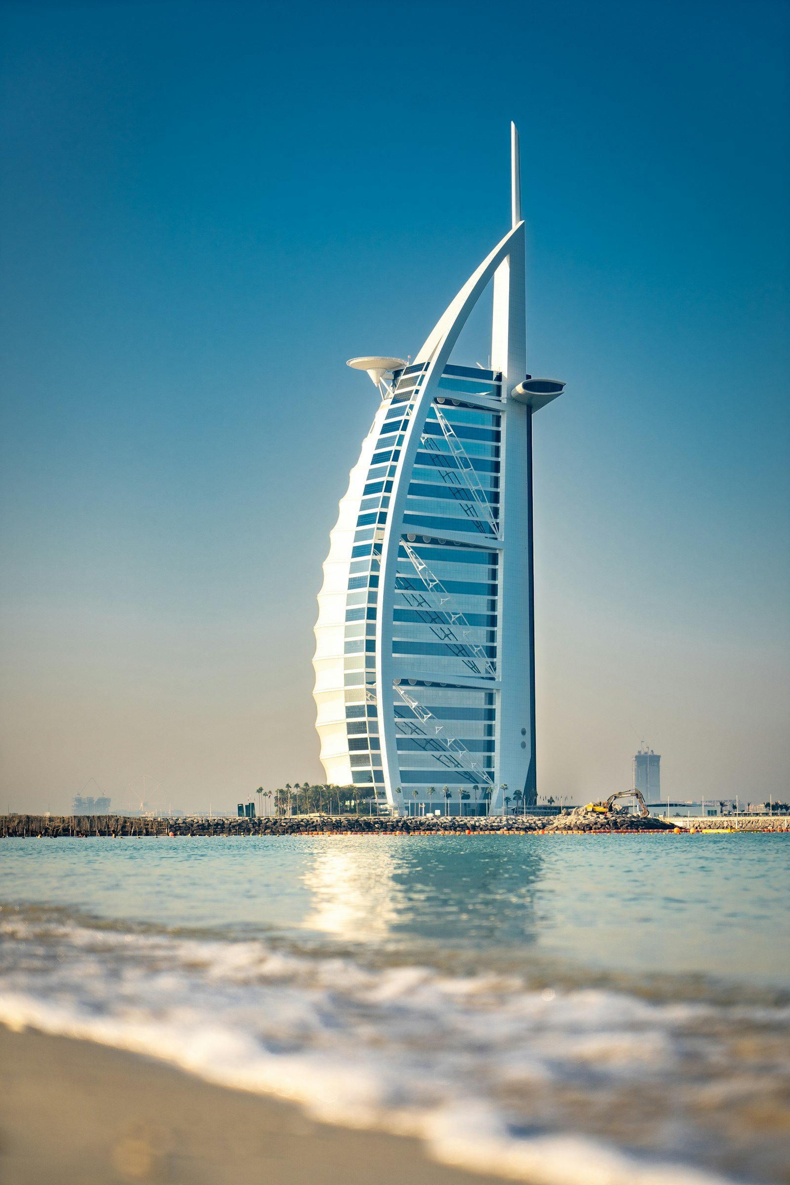 The Burj Al Arab on Dubai's Jumeirah coastline